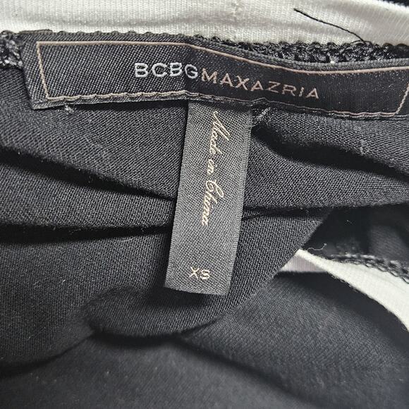 BCBGMAXAZRIA Asymmetrical Hem Long Sleeve Top Size XS - Picture 3 of 5